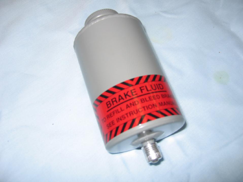 New Brake Fluid Reservoir w/decal - IN STOCK